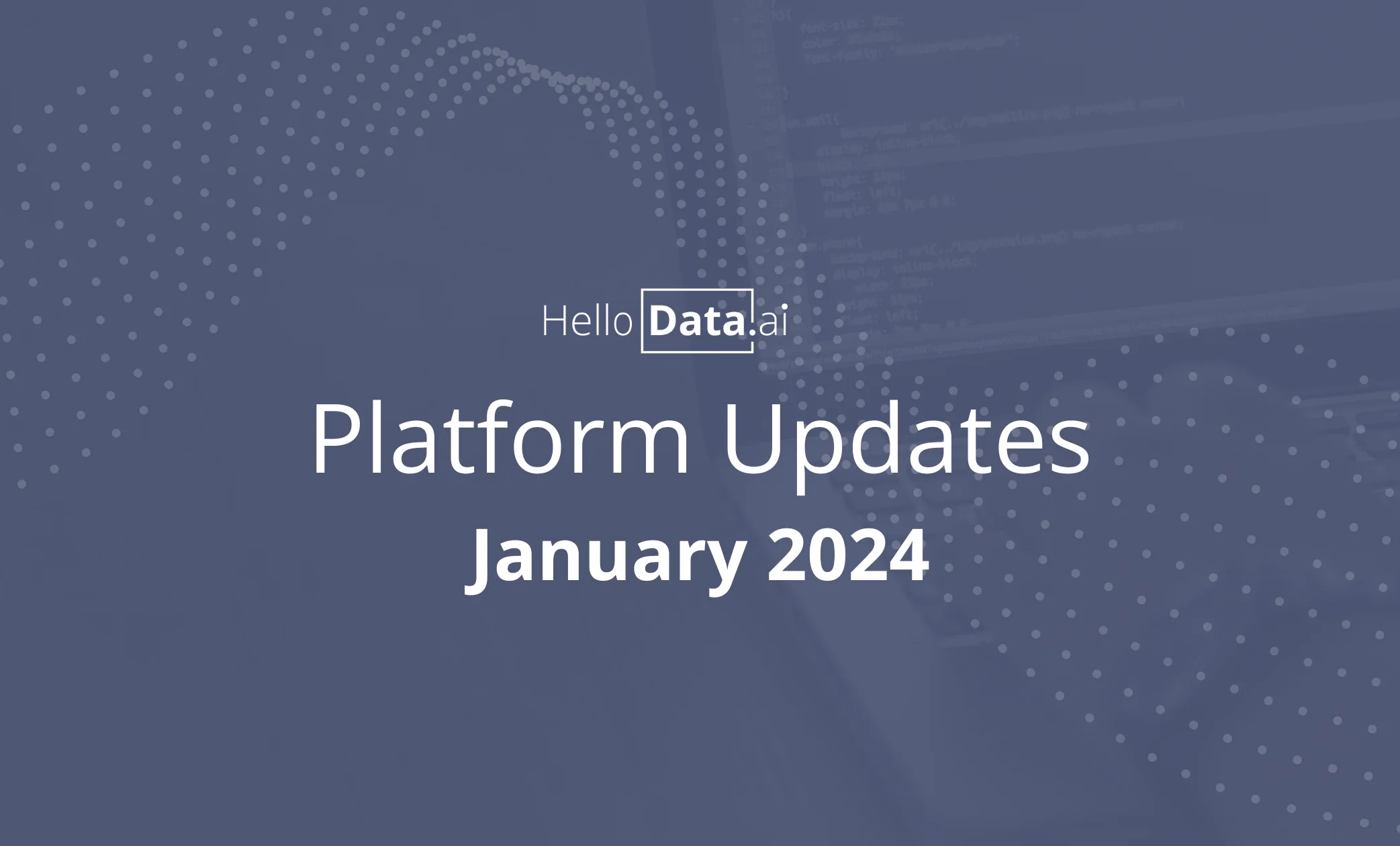 January 2024 Platform Updates