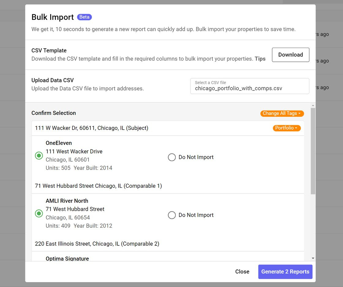 Bulk Import